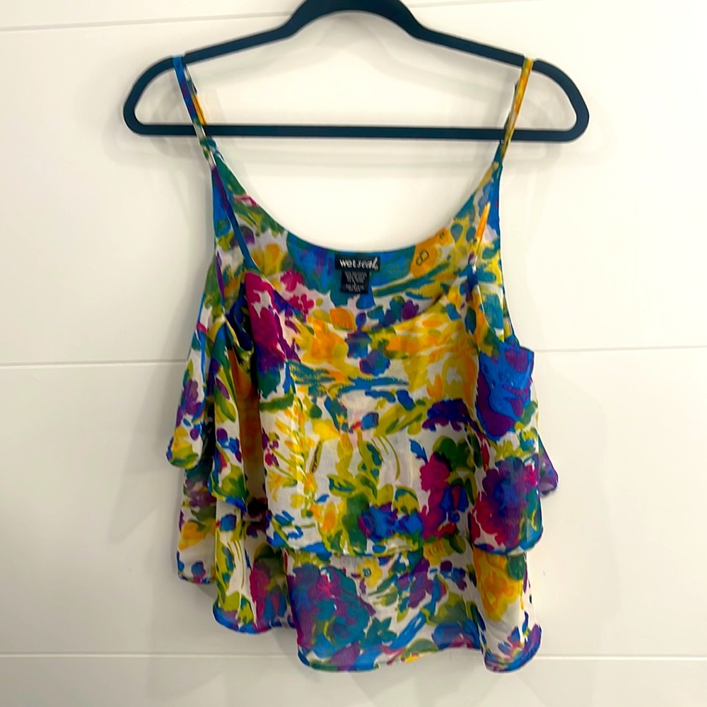 Floral crop top